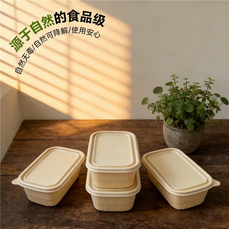 Custom Logo 750ml Blwch Bento Ffibr Bambŵ - Ffatri Pecynnu Arlwyo Cynaliadwy Gradd Bwyd